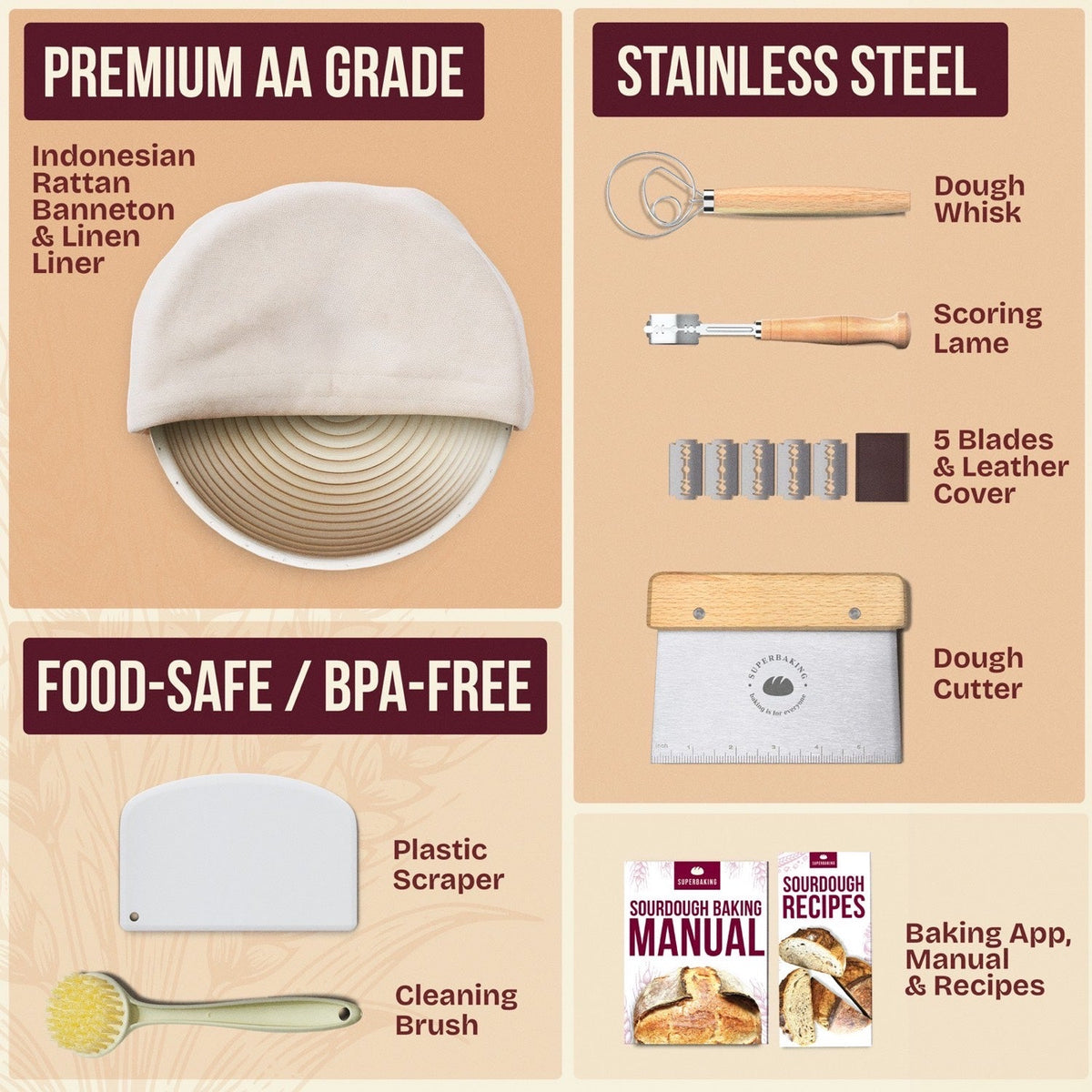 Hearthwell Complete Sourdough Bread Baking Kit