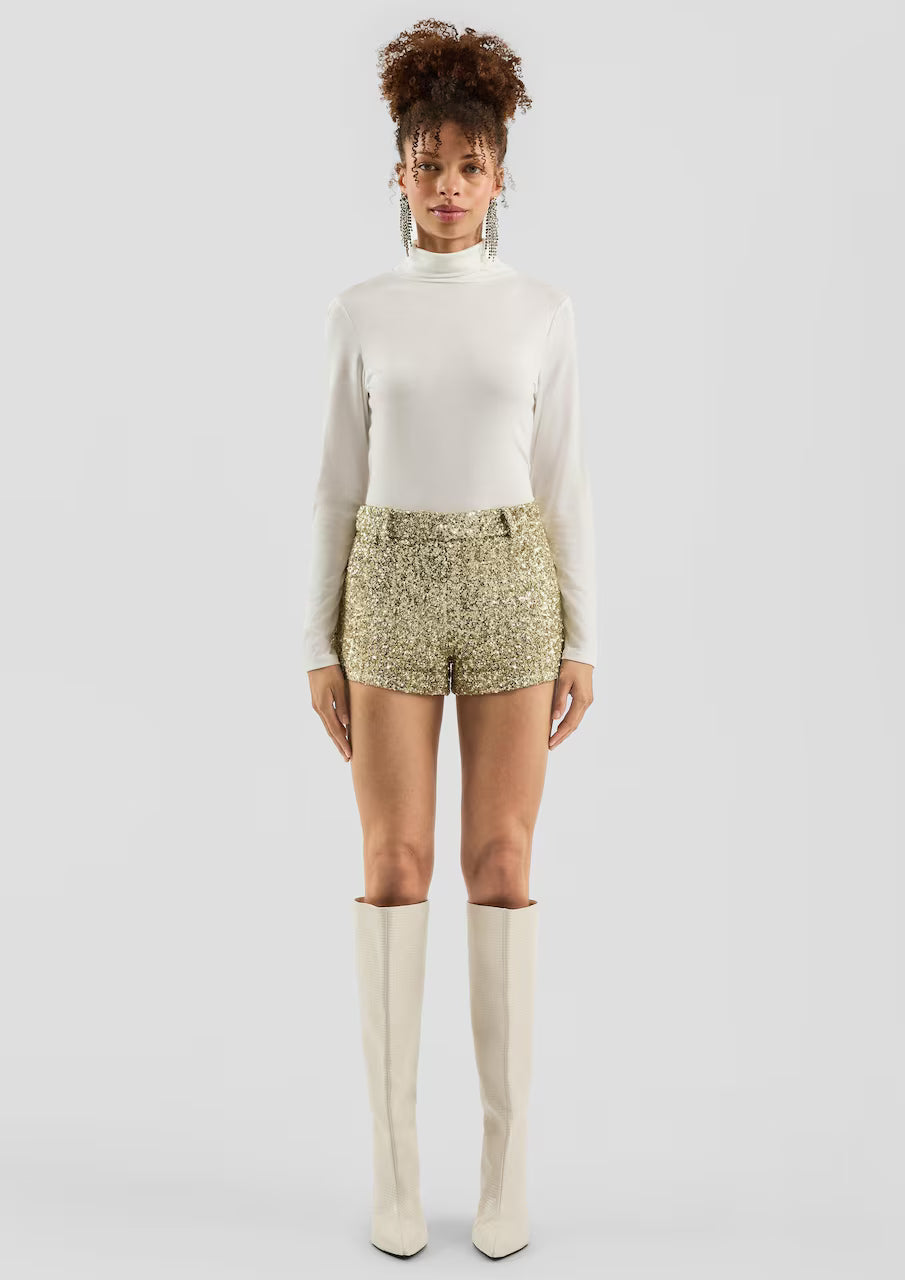 Starluxe™ Sequin Mini Shorts