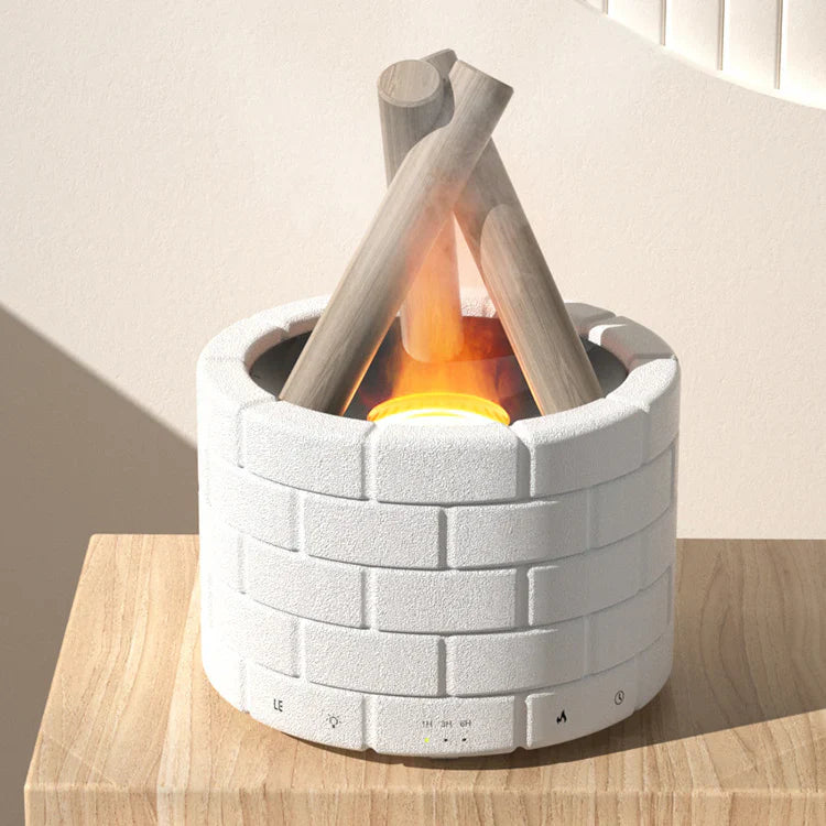 Glow Haven - Flame Effect Humidifier & Aroma Diffuser
