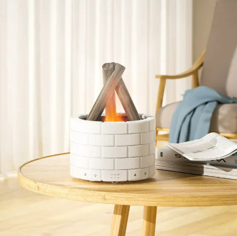 Glow Haven - Flame Effect Humidifier & Aroma Diffuser