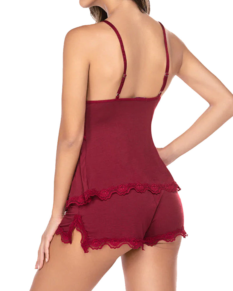 Veloura™ Lace Sleepwear Set