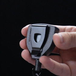 GearLock Tactical Retractable ID Badge Holder