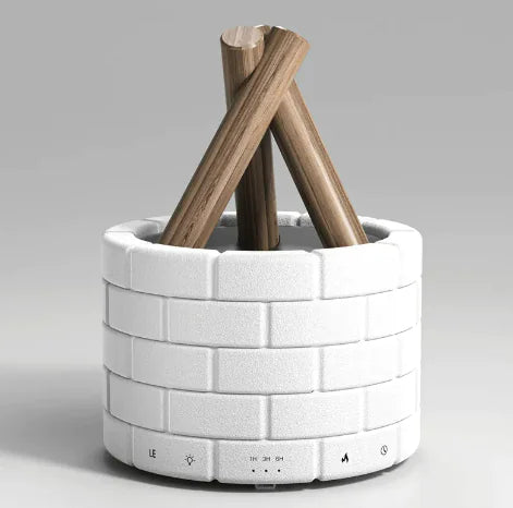 Glow Haven - Flame Effect Humidifier & Aroma Diffuser