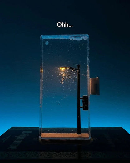Frost Glow - Snowy Flowing Night Light