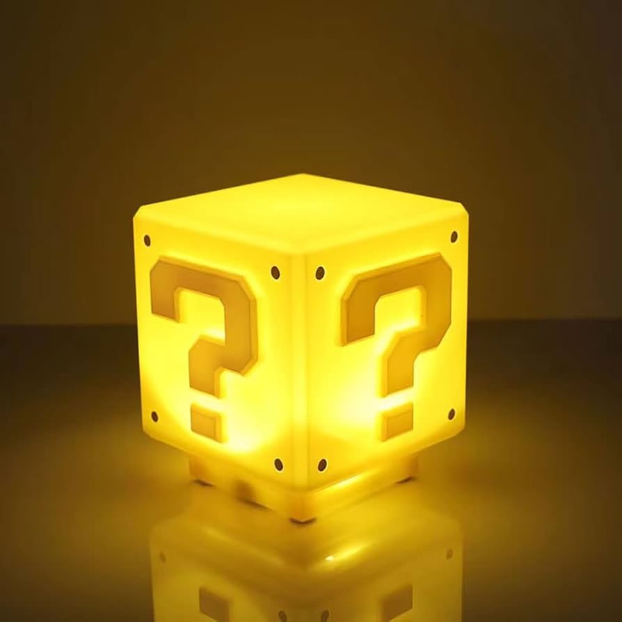 Pixel Light - Question Mark Brick Night Light