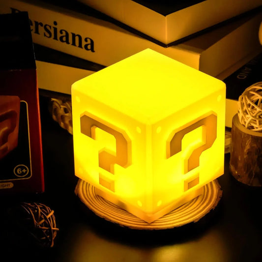 Pixel Light - Question Mark Brick Night Light