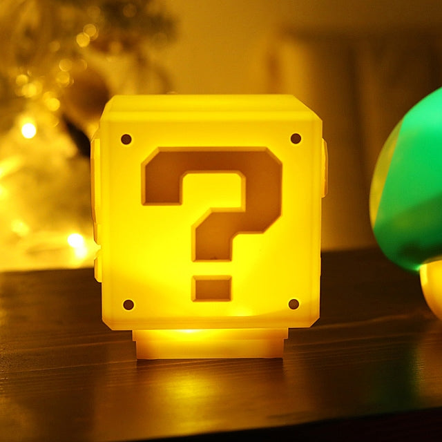 Pixel Light - Question Mark Brick Night Light