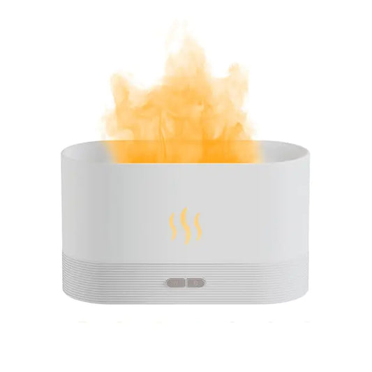 Serene Flame - Aroma Diffuser LED Ultrasonic Flame Humidifier
