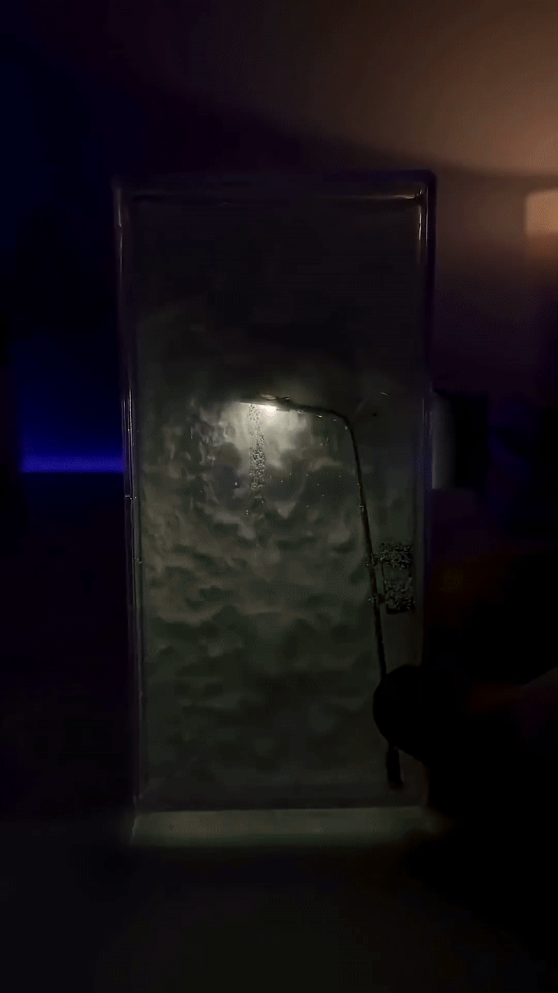 Frost Glow - Snowy Flowing Night Light