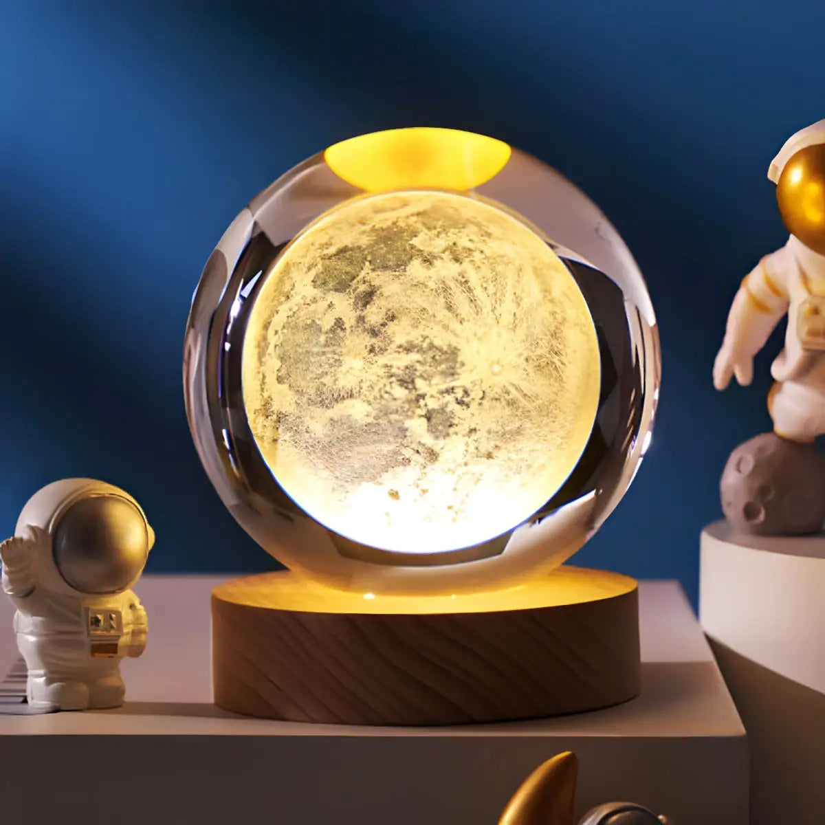 Astral Sphere - 3D Solar System Crystal Ball Night Light