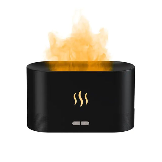 Serene Flame - Aroma Diffuser LED Ultrasonic Flame Humidifier