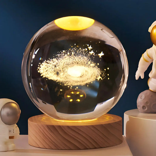 Astral Sphere - 3D Solar System Crystal Ball Night Light