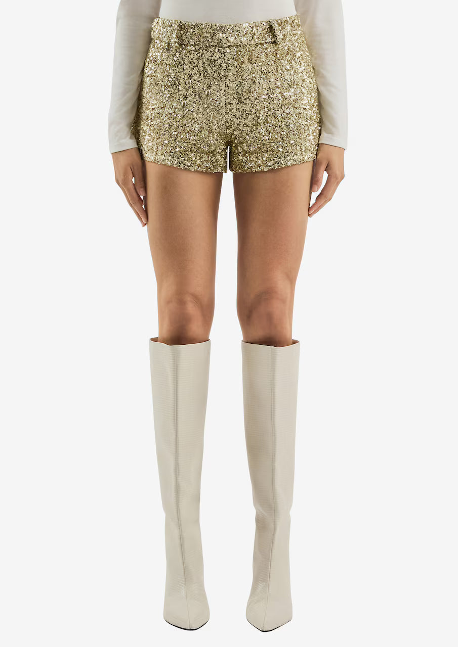 Starluxe™ Sequin Mini Shorts