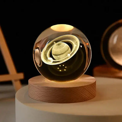 Astral Sphere - Planetary Galaxy Night Light Crystal Ball
