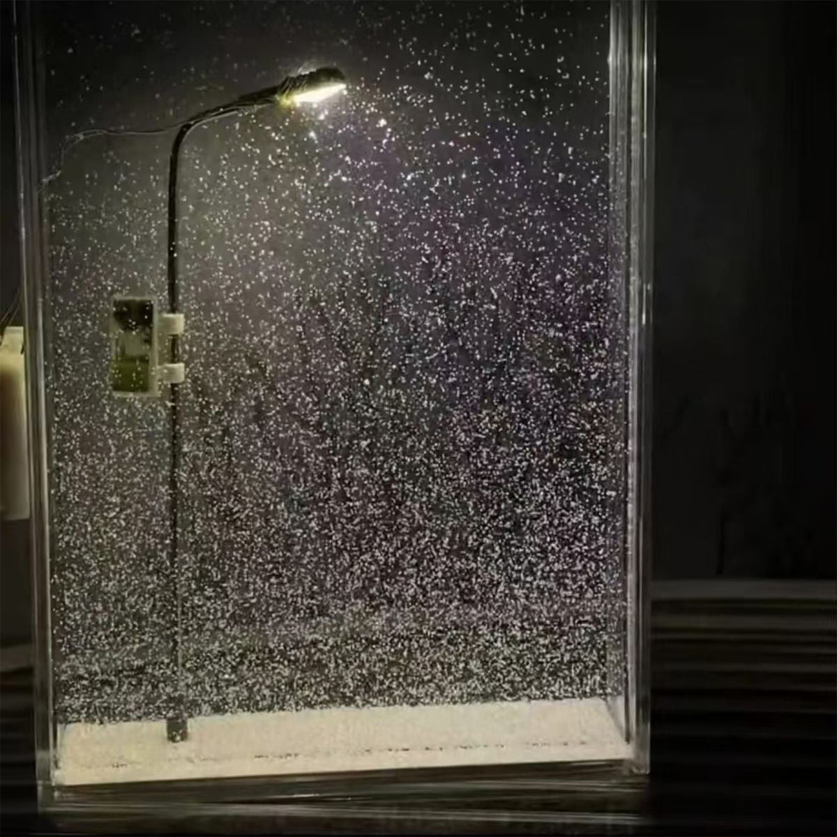 Frost Glow - Snowy Flowing Night Light