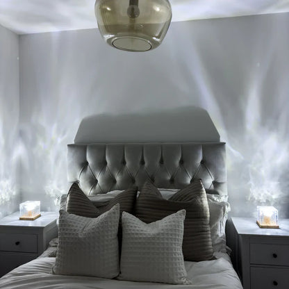 Aurora Radiance - Ripple Motion Crystal Lamp